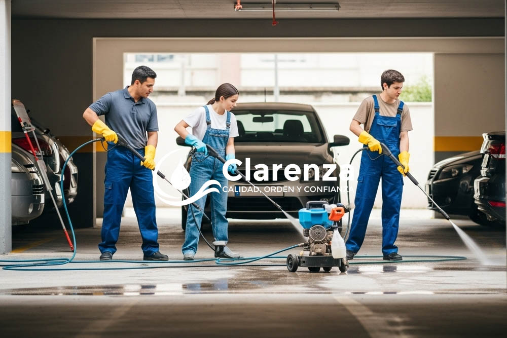 En general, se recomienda una limpieza completa del garaje comunitario al menos una vez cada 1 o 2 meses, aunque en comunidades con mucho tránsito puede ser mensual o incluso quincenal.